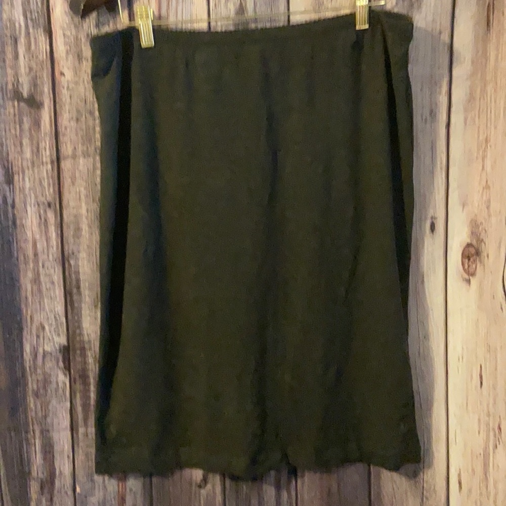 J Jill Dark Gray Skirt Size L
